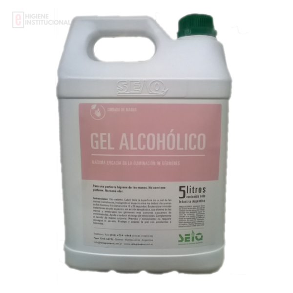 Alcohol en gel 5 litros SEIQ EGaming Group