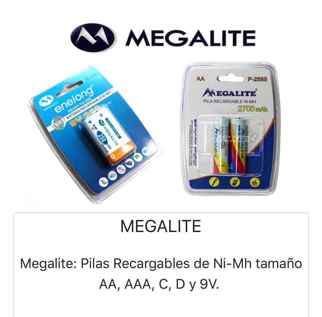 Pilas Recargables AA / AAA / C / D